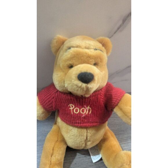 Walt Disney world Winnie the Pooh plush stuffed animal toy 8" - Picture 5 of 10